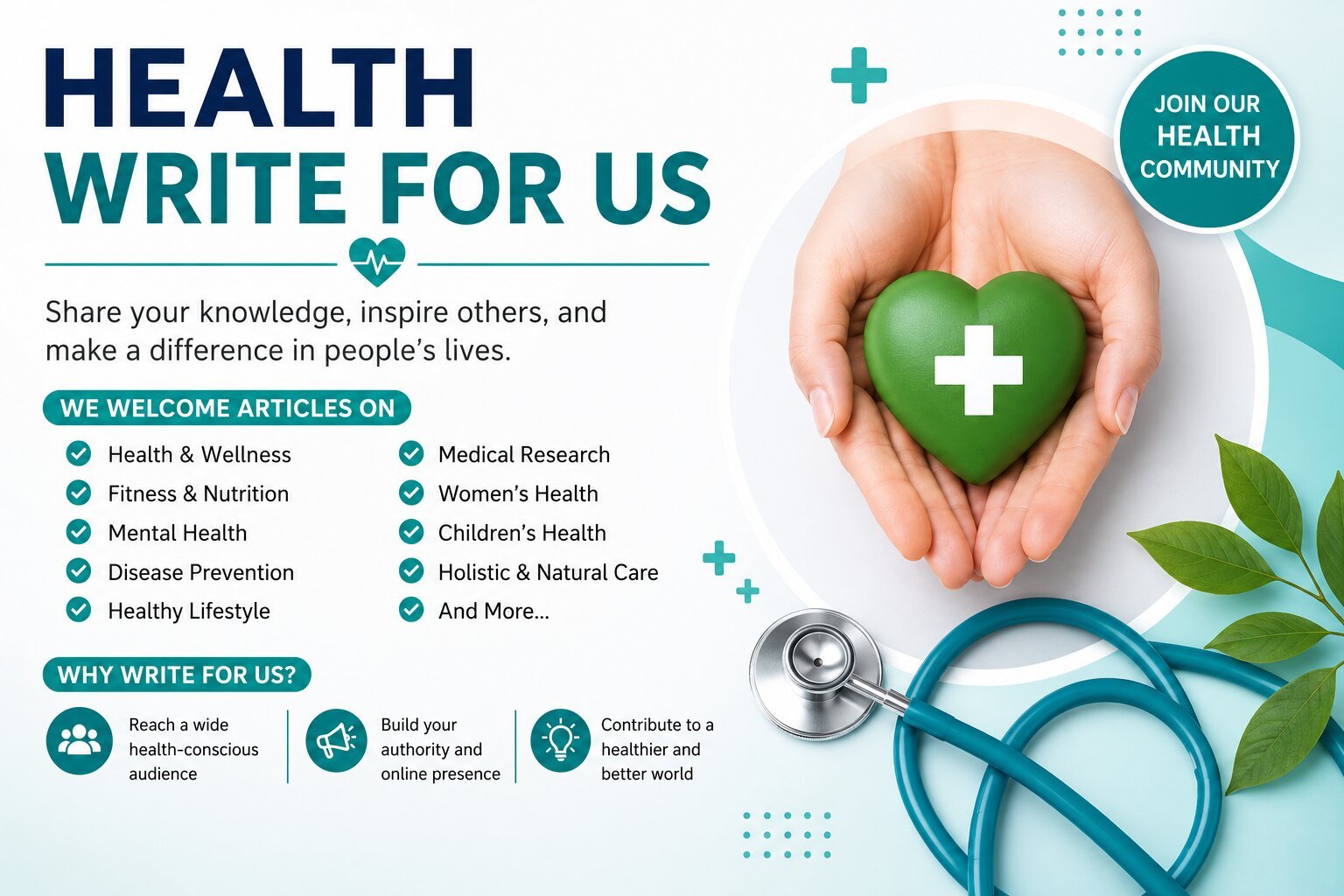 Health Write For Us